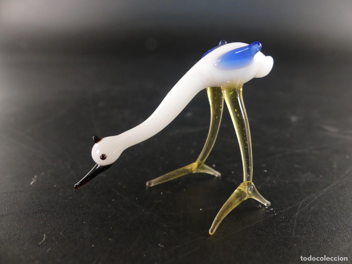 Antiquit&eacute;s: PRECIOSA FIGURA MINIATURA DE CRISTAL DE MURANO