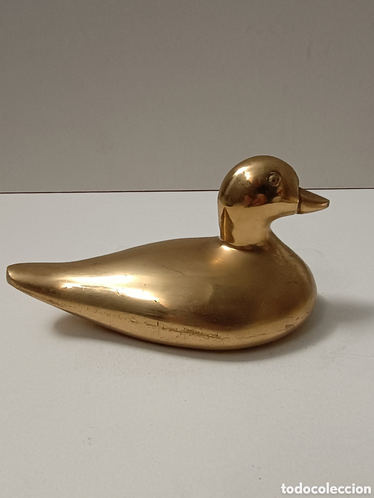 Antig&uuml;edades: FIGURA DE PATO DE BRONCE - 16cm - Foto 3
