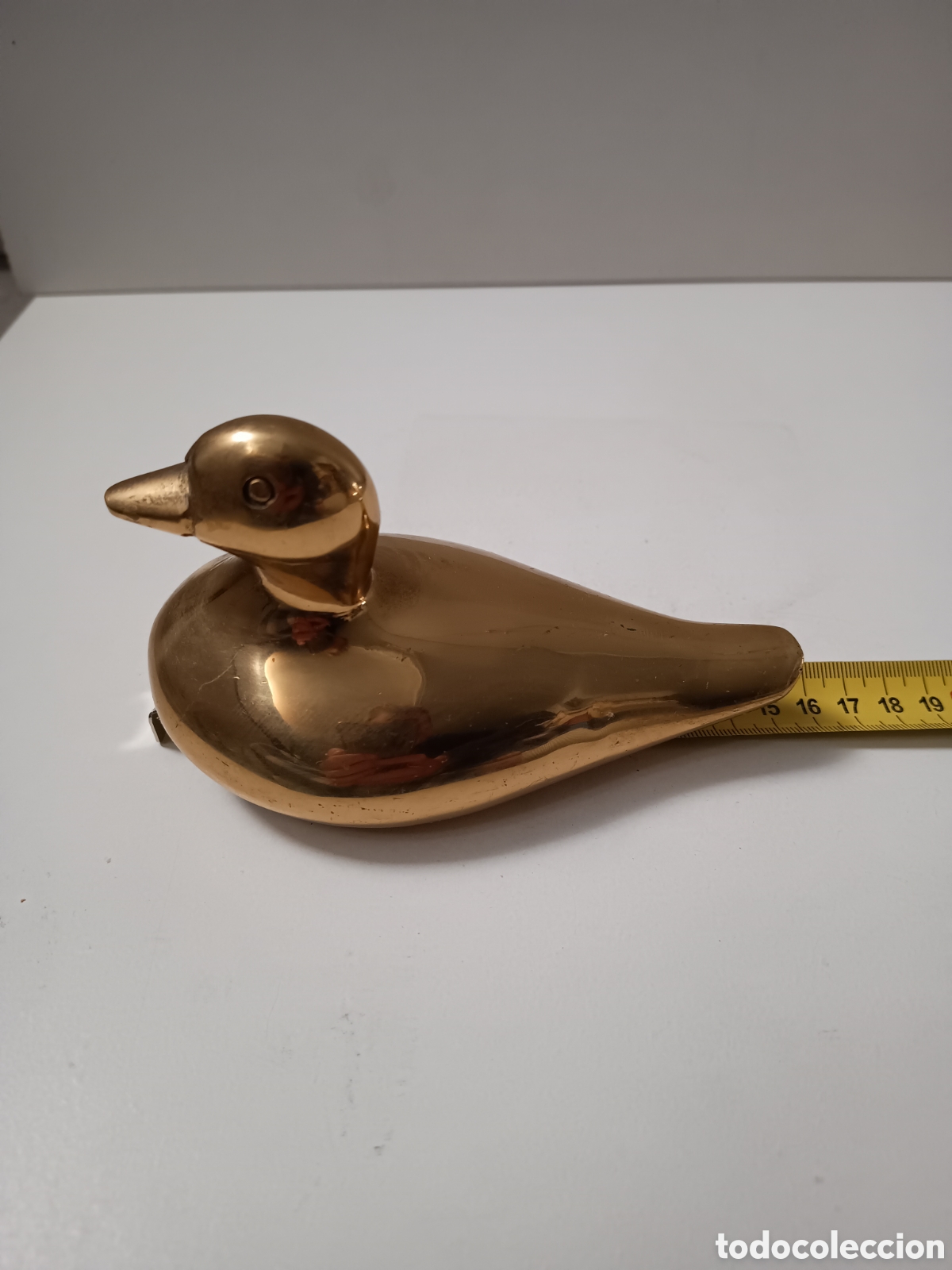 Antig&uuml;edades: FIGURA DE PATO DE BRONCE - 16cm - Foto 6