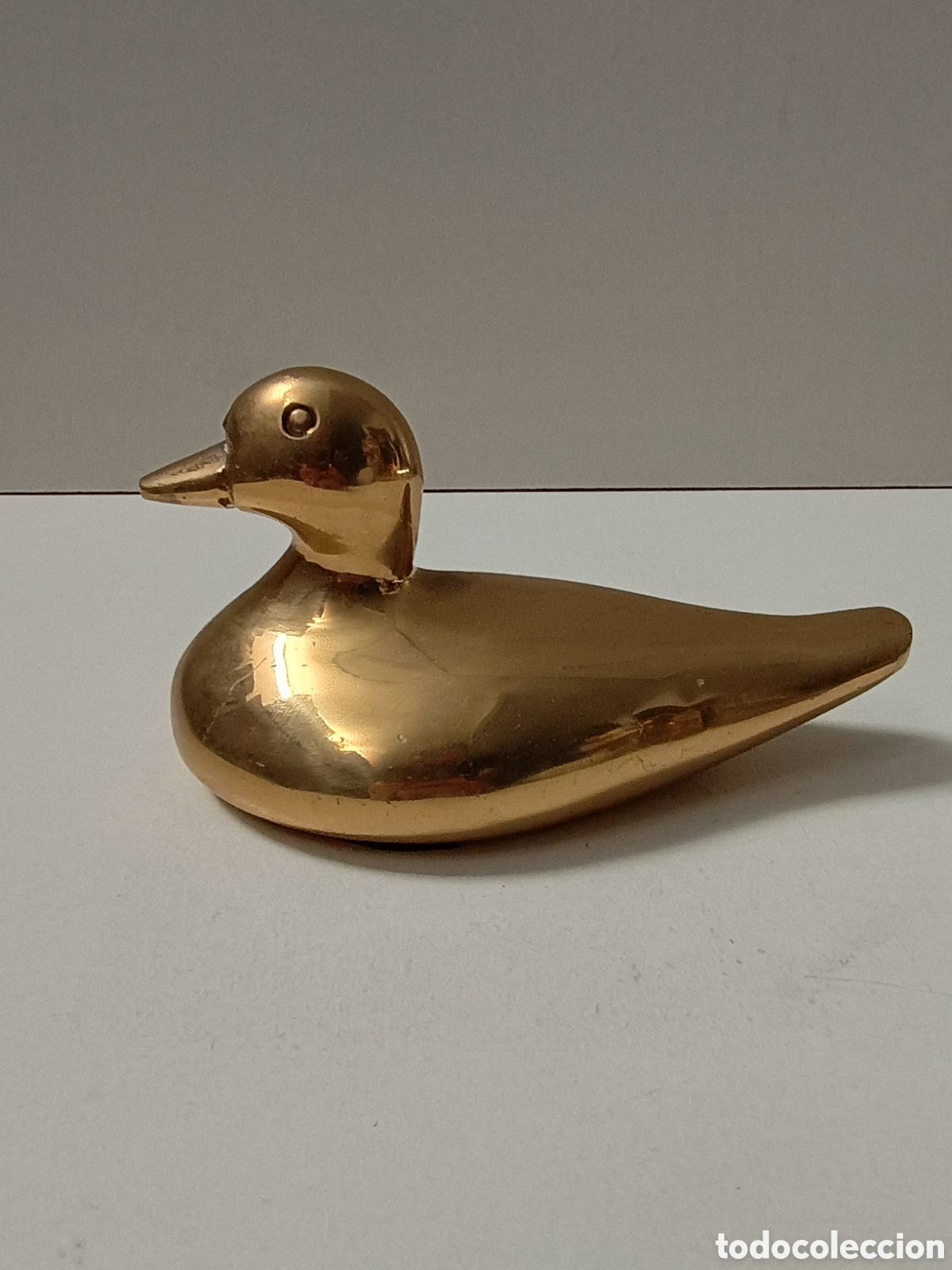 Antig&uuml;edades: FIGURA DE PATO DE BRONCE - 16cm - Foto 1