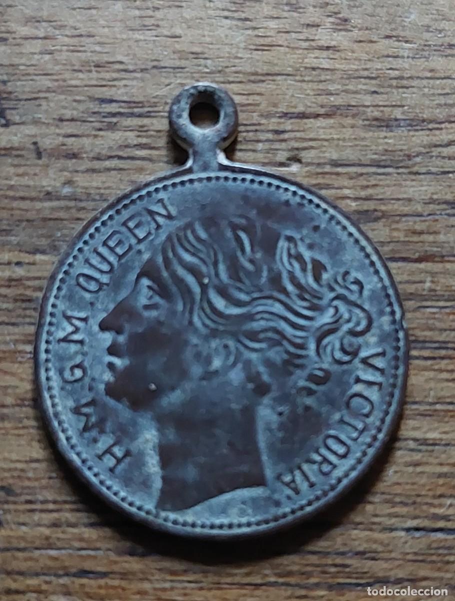 Antig&uuml;edades: Antigua medalla Reina Victoria to Hanover 1837