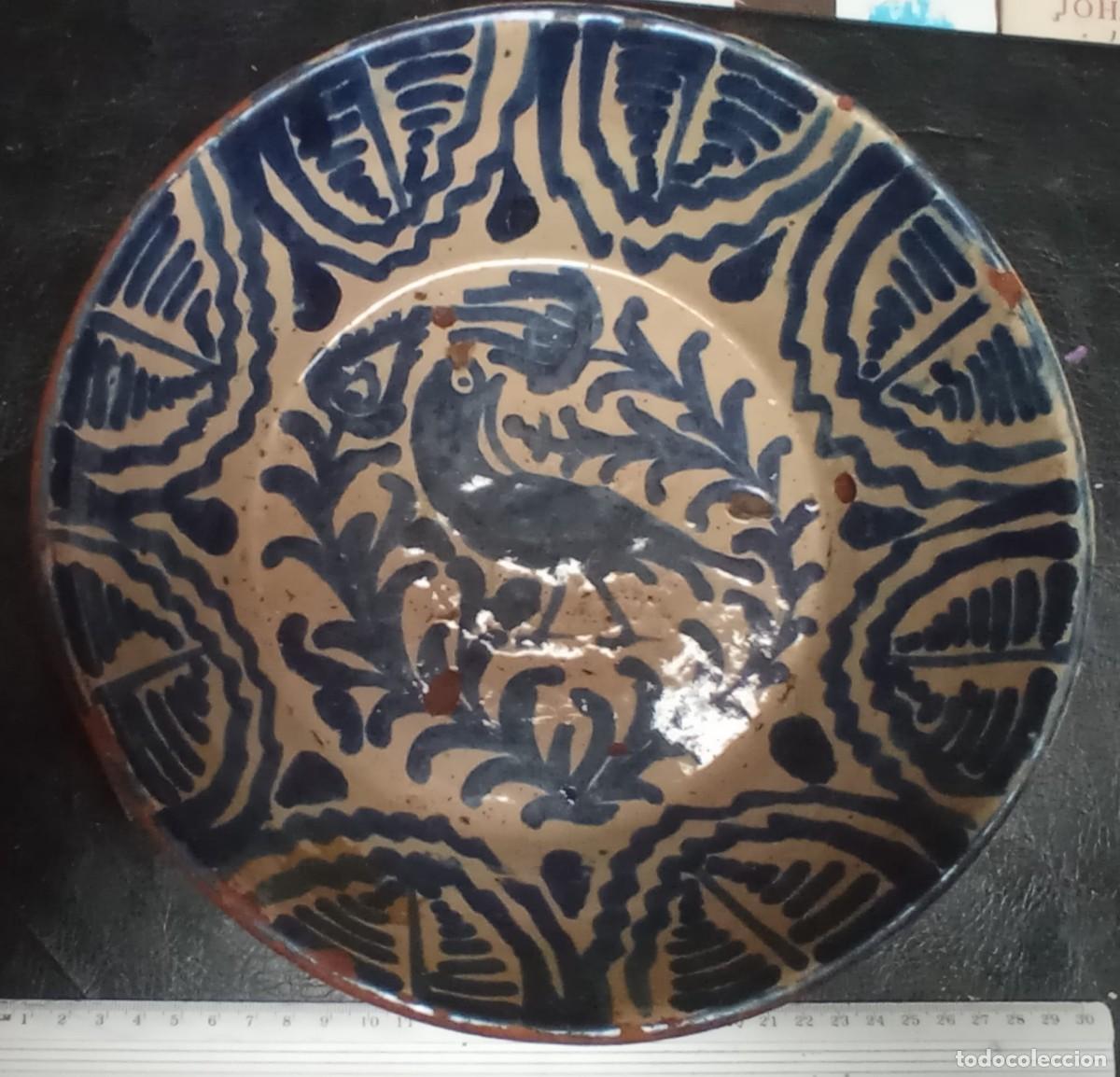 Antig&uuml;edades: LEBRILLO O PLATO HONDO DE CERAMICA DE FAJALAUZA ORIGINARIA DE GRANADA