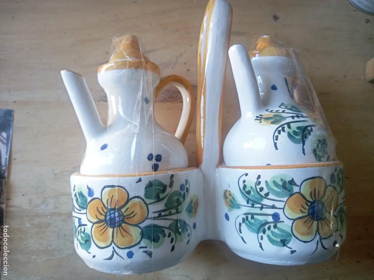 Antig&uuml;edades: BONITAS VINAJERAS CERAMICA ANTIGUAS
