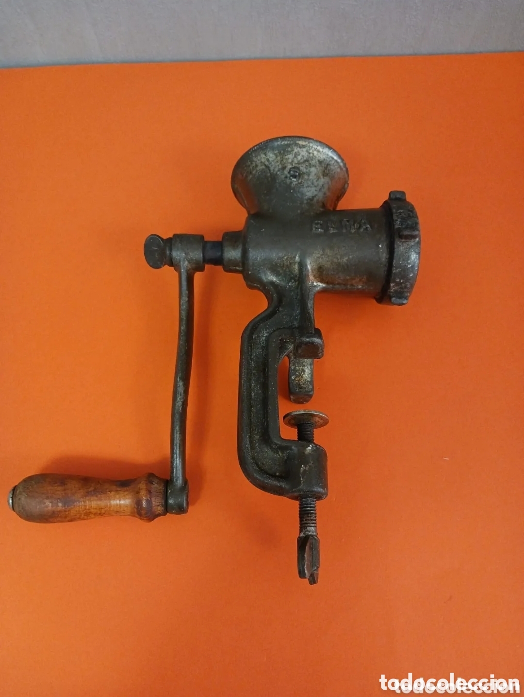 Antiques: Antigua picadora de carne. ELMA N&deg;5