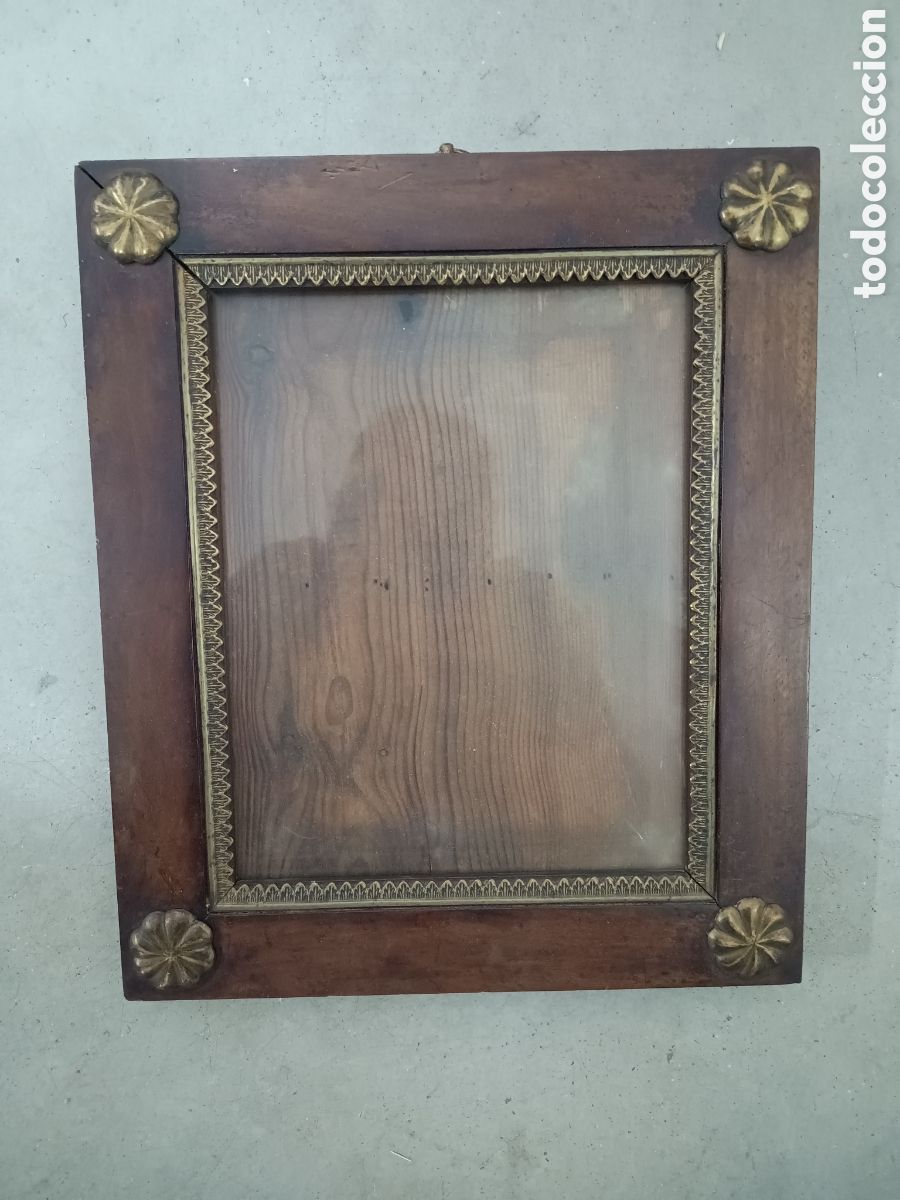 Antiquit&auml;ten: MARCO EN MADERA - PRINCIPIOS S. XX - 30x26cm