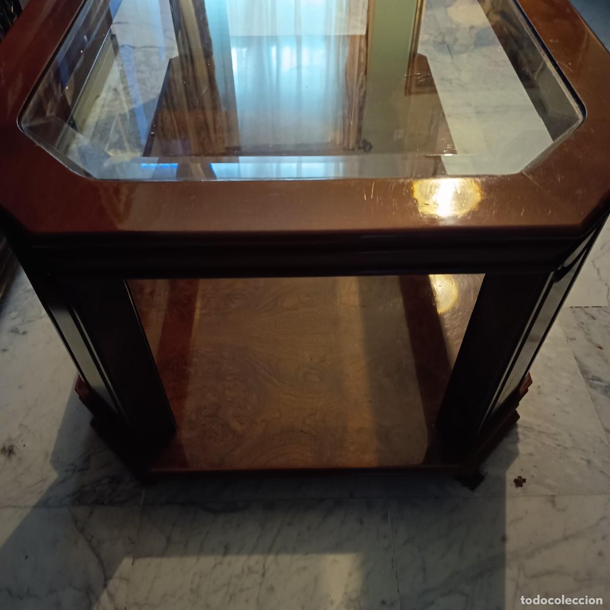 Antig&uuml;edades: Mesa baja de sal&oacute;n vintage - Foto 7