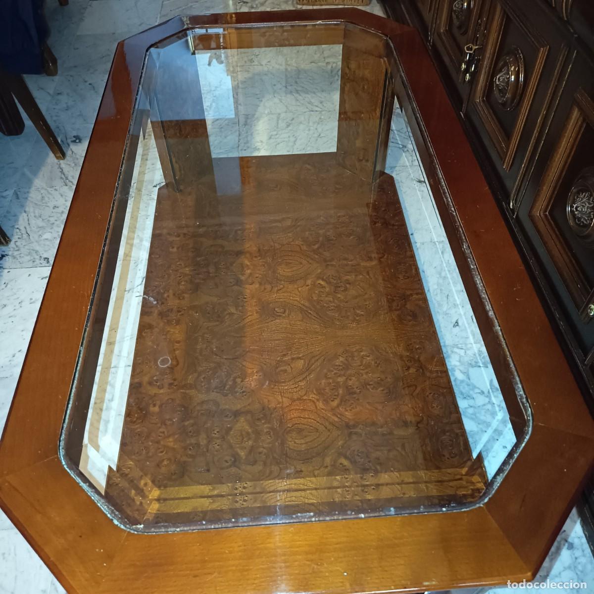 Antig&uuml;edades: Mesa baja de sal&oacute;n vintage - Foto 9