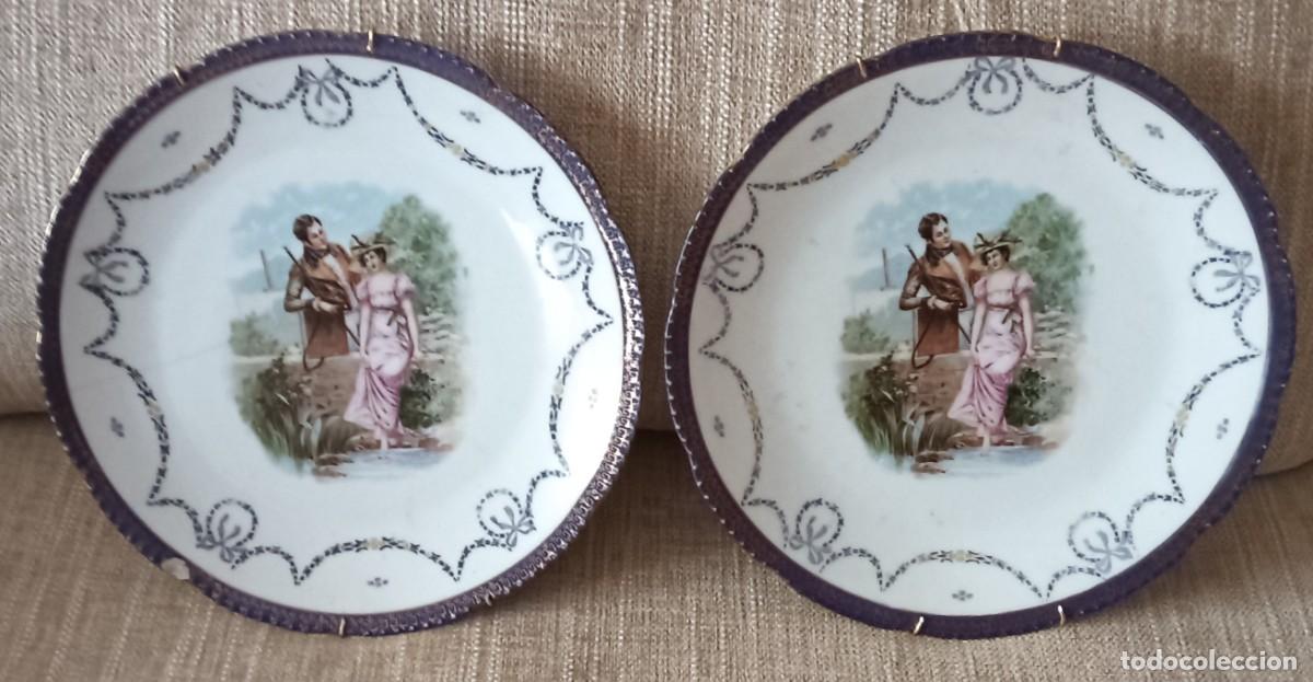 Antiquit&auml;ten: ANTIGUOS PLATOS DE PORCELANA S. XIX
