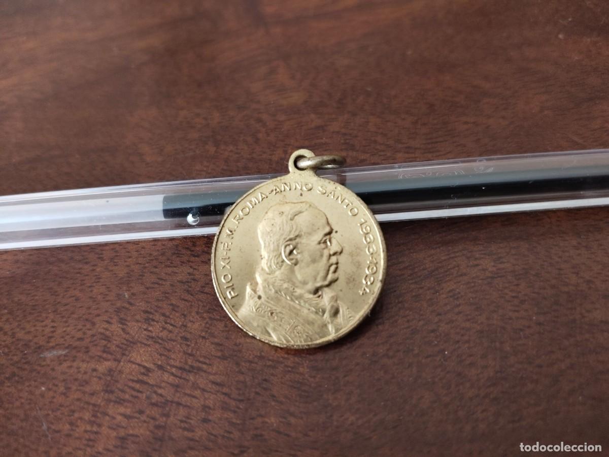 Antiquit&eacute;s: Medalla Papa P&iacute;o XI. Redemptor Mundi.