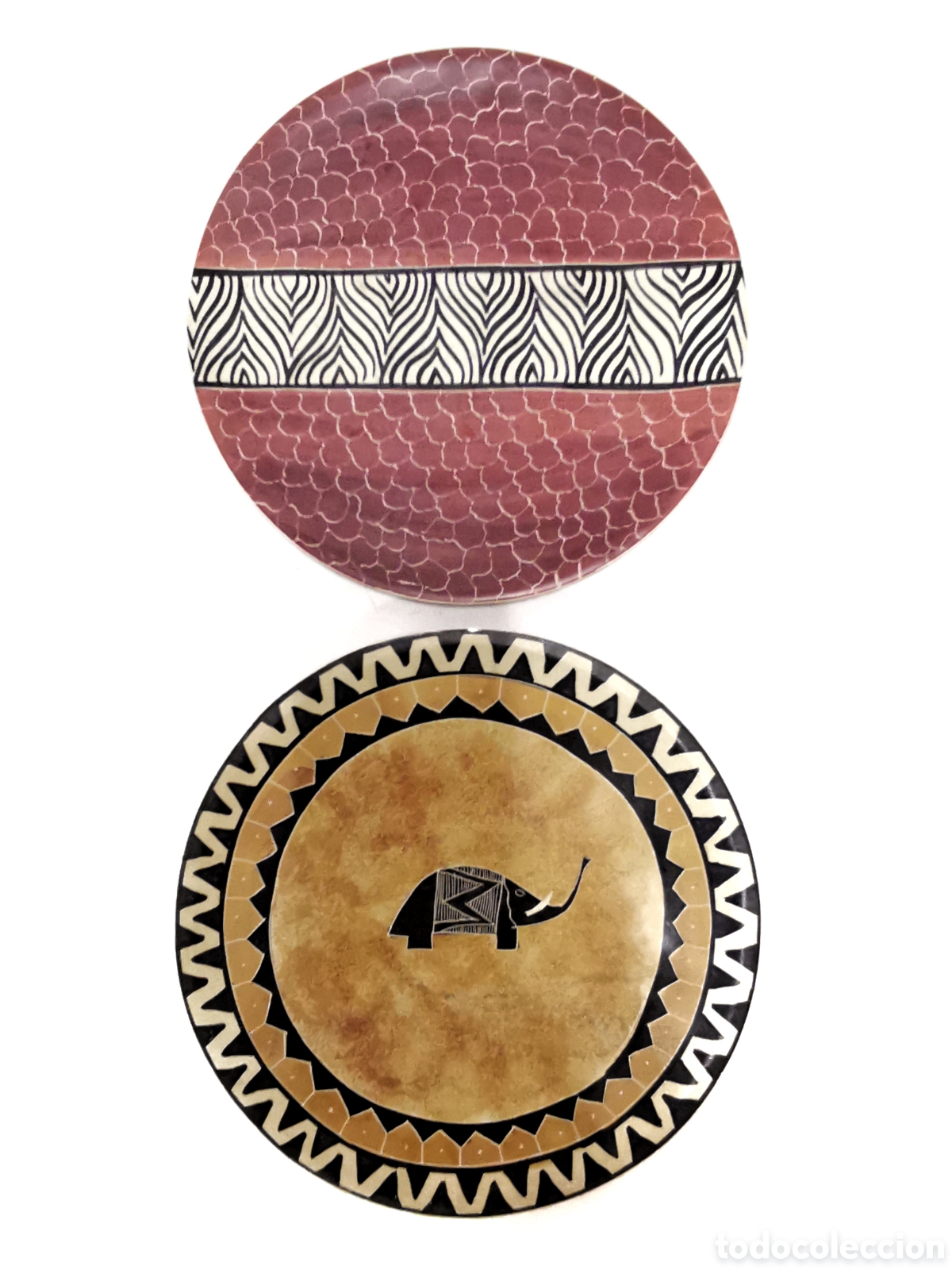 Antiguidades: PLATOS DECORATIVOS CON DISE&Ntilde;O ORIGINAL EL CORTE INGL&Eacute;S