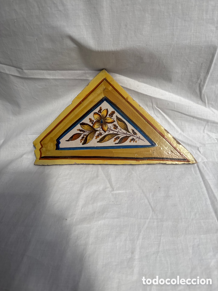 Antiques: Raro azulejo en cer&aacute;mica de Ribesalbes s XIX