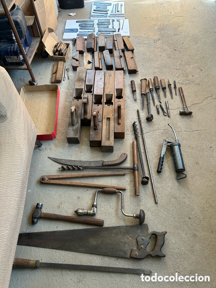 Antig&uuml;edades: Herramientas peugeot carpintero - Foto 14