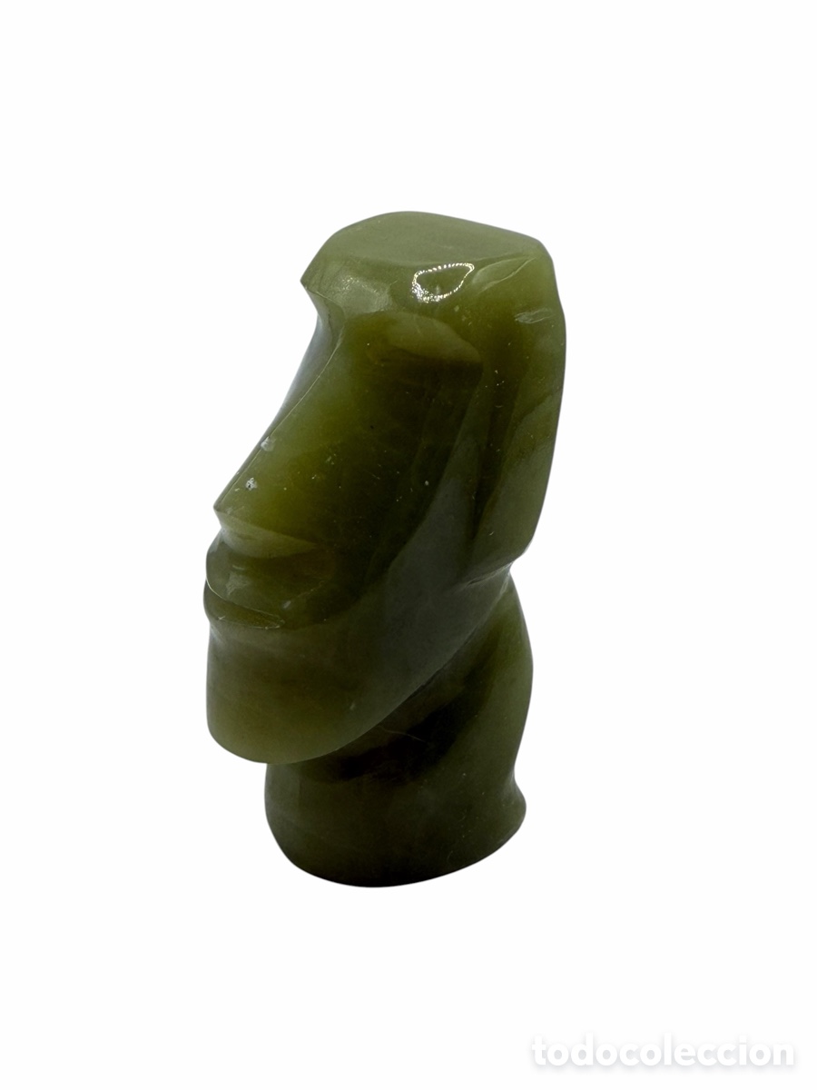 Antiquit&auml;ten: Figura Tallada en Piedra Verde