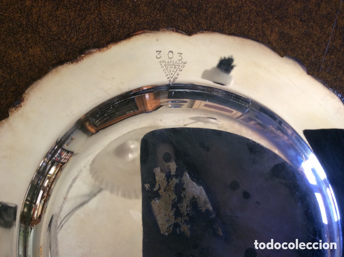 Antig&uuml;edades: Juego de 8 platos de pan - Foto 3