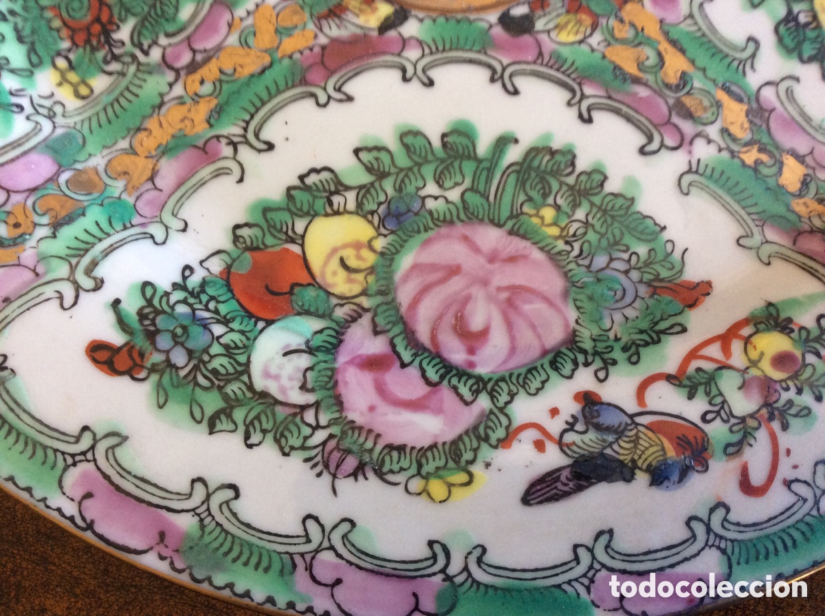 Antig&uuml;edades: Plato porcelana china - Foto 2