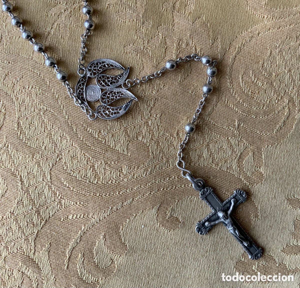Antig&uuml;edades: PEQUE&Ntilde;O ROSARIO DE PLATA - Foto 4