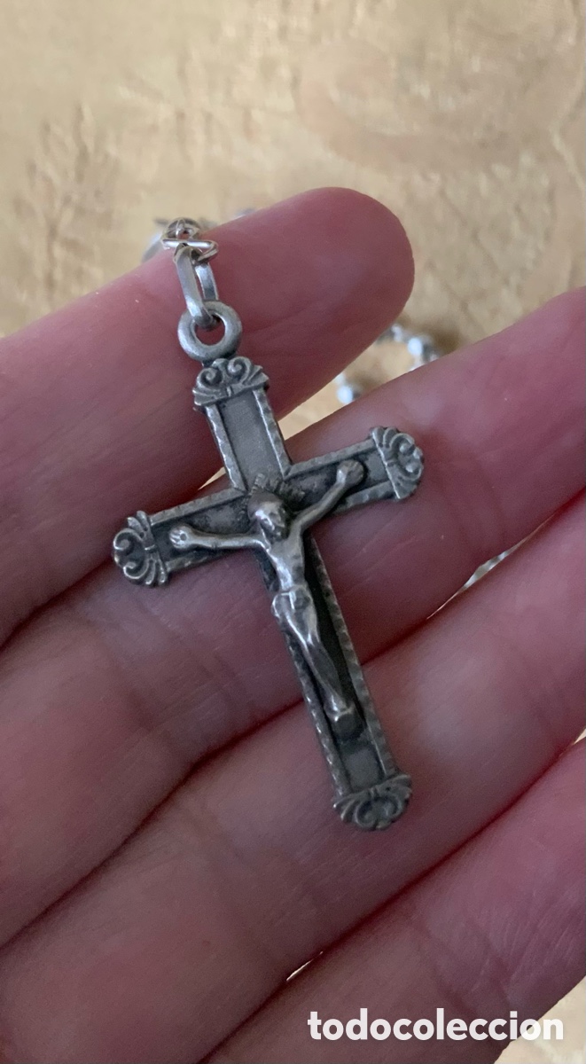 Antig&uuml;edades: PEQUE&Ntilde;O ROSARIO DE PLATA - Foto 10