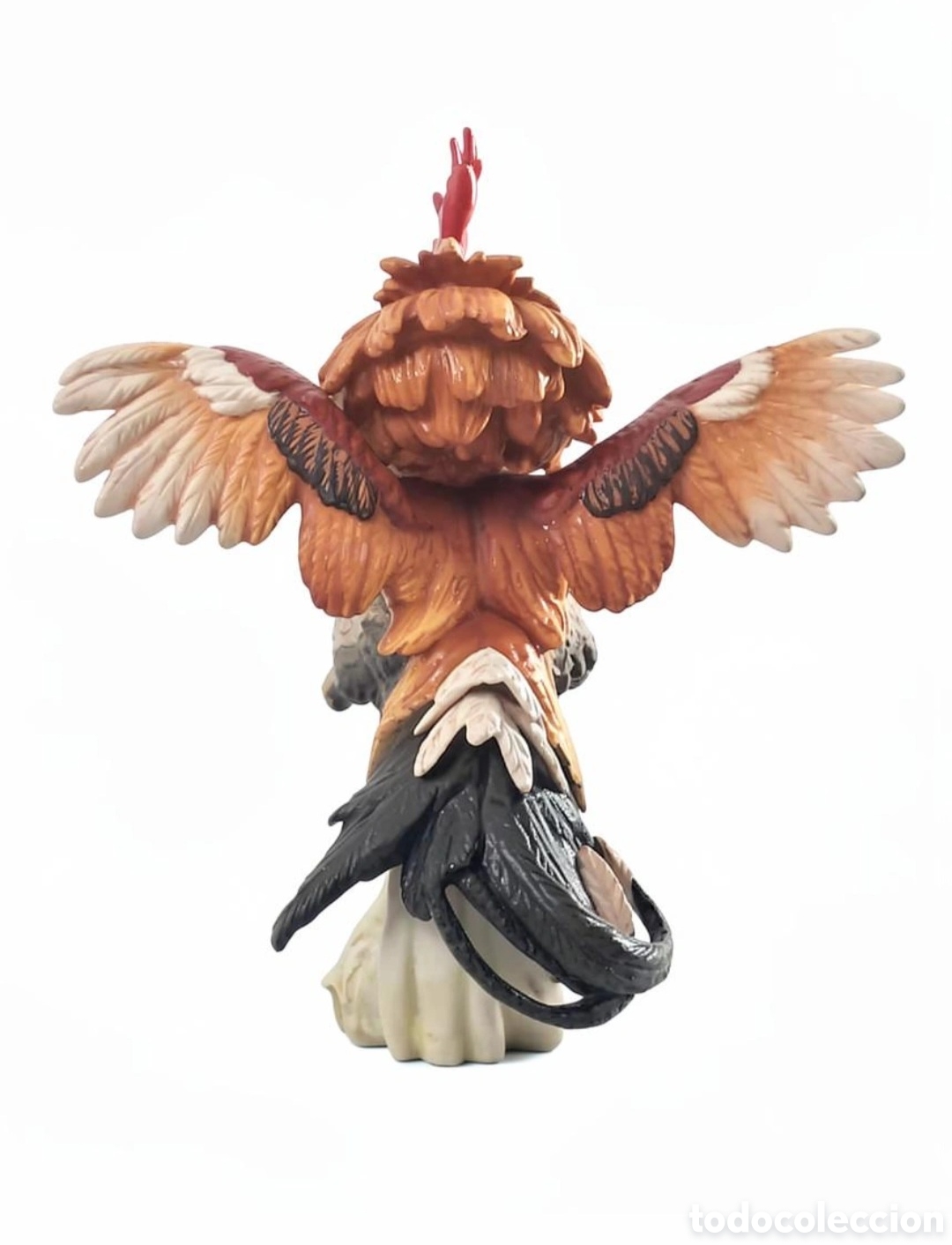 Antig&uuml;edades: Gallo de pelea, porcelana de Algora - Foto 4