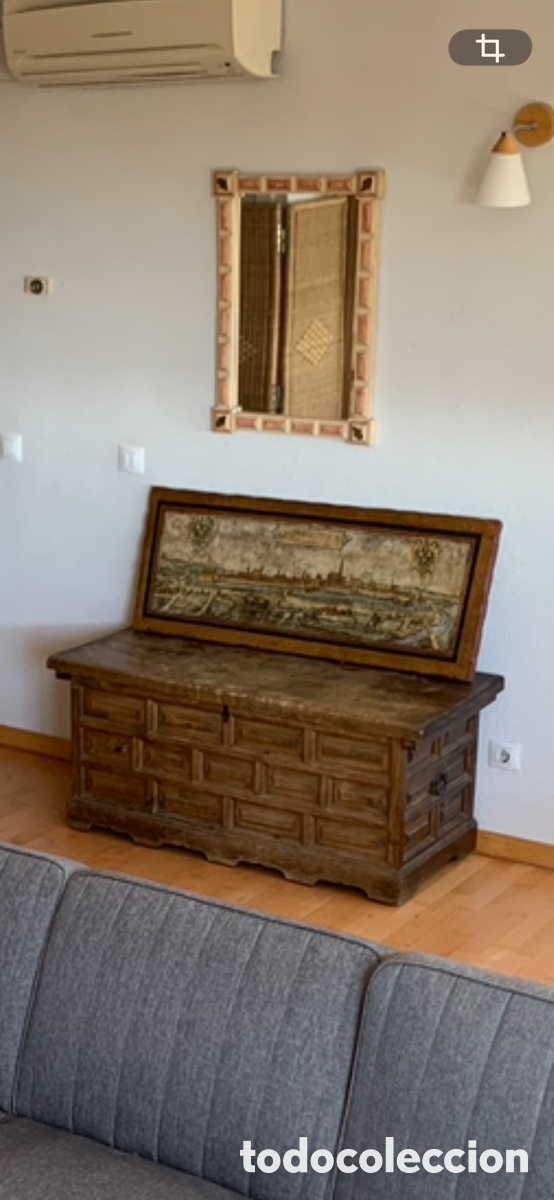 Antig&uuml;edades: Arc&oacute;n castellano de madera maciza