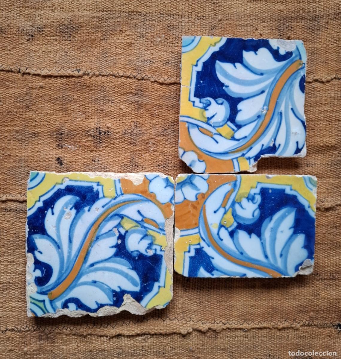Antig&uuml;edades: Conjunto Azulejos Talavera de la Reina S XVI