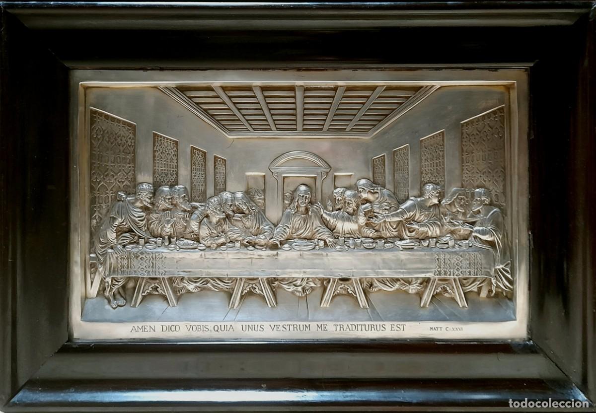 Antig&uuml;edades: Bajorrelieve de la Santa Cena. A&ntilde;o 1924.