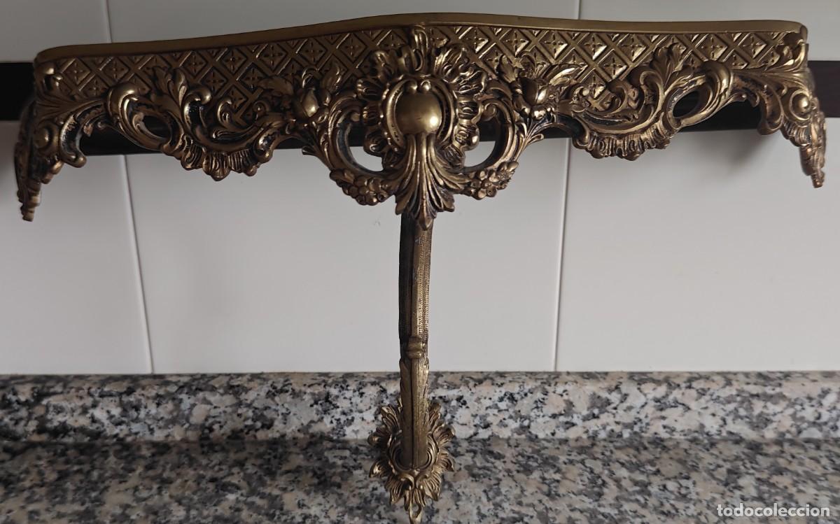 Antig&uuml;edades: Recibidor m&eacute;nsula bronce. - Foto 1