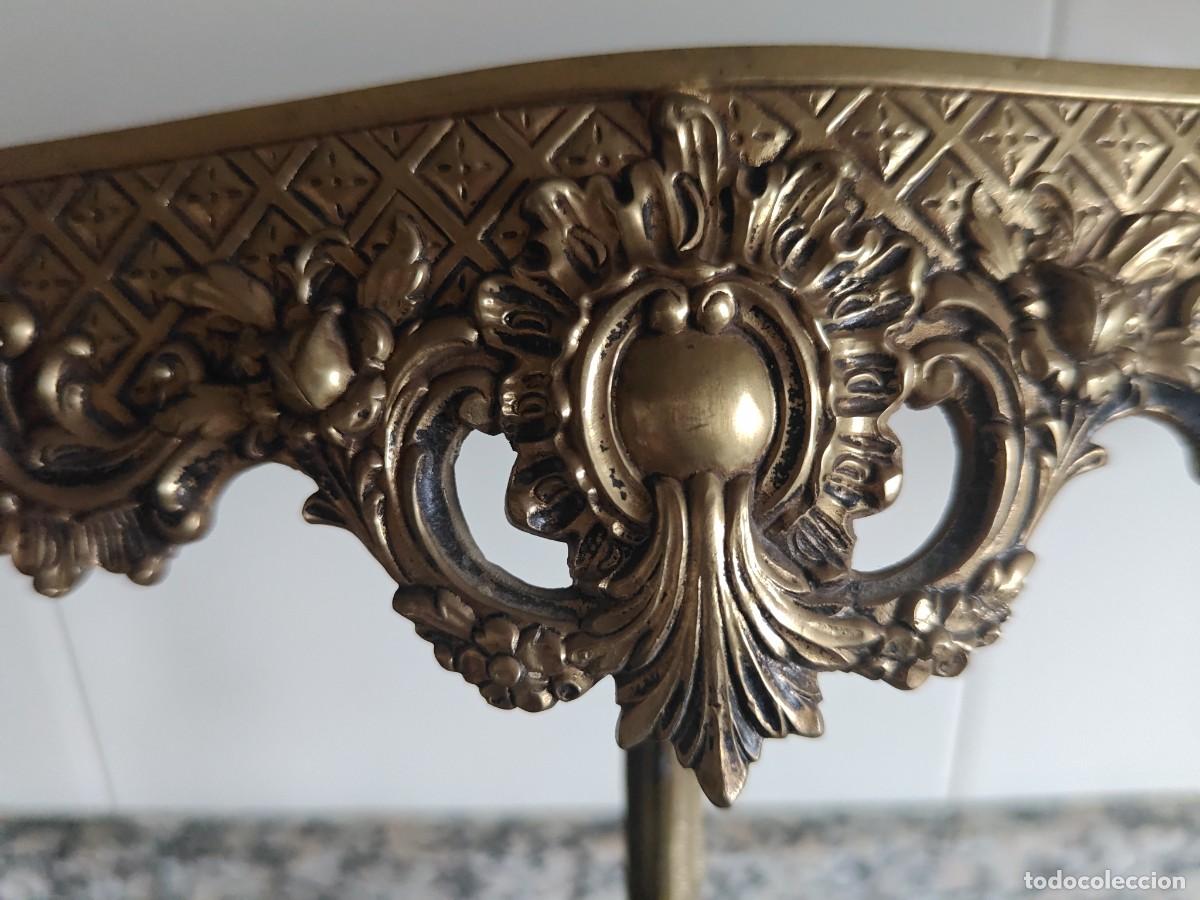 Antig&uuml;edades: Recibidor m&eacute;nsula bronce. - Foto 2