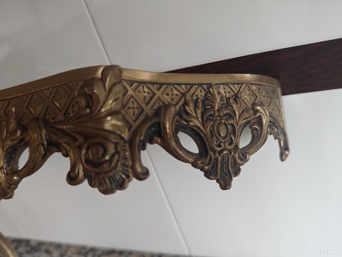 Antig&uuml;edades: Recibidor m&eacute;nsula bronce. - Foto 5