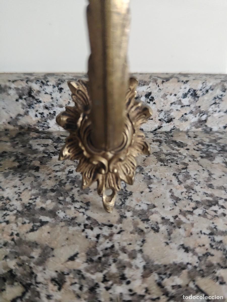 Antig&uuml;edades: Recibidor m&eacute;nsula bronce. - Foto 6