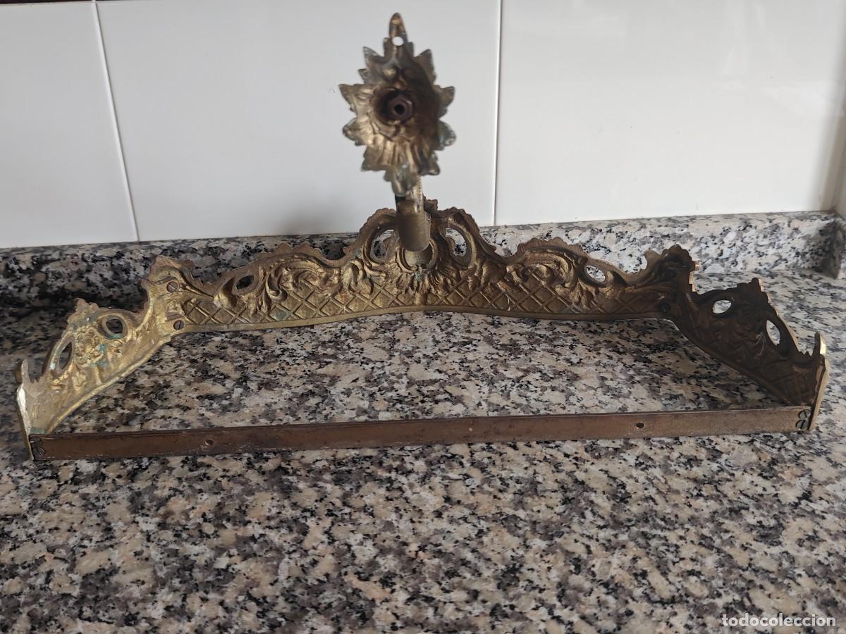 Antig&uuml;edades: Recibidor m&eacute;nsula bronce. - Foto 7