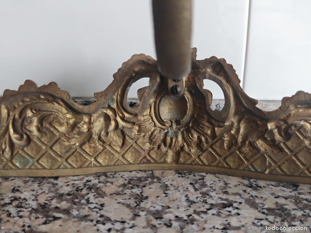 Antig&uuml;edades: Recibidor m&eacute;nsula bronce. - Foto 9