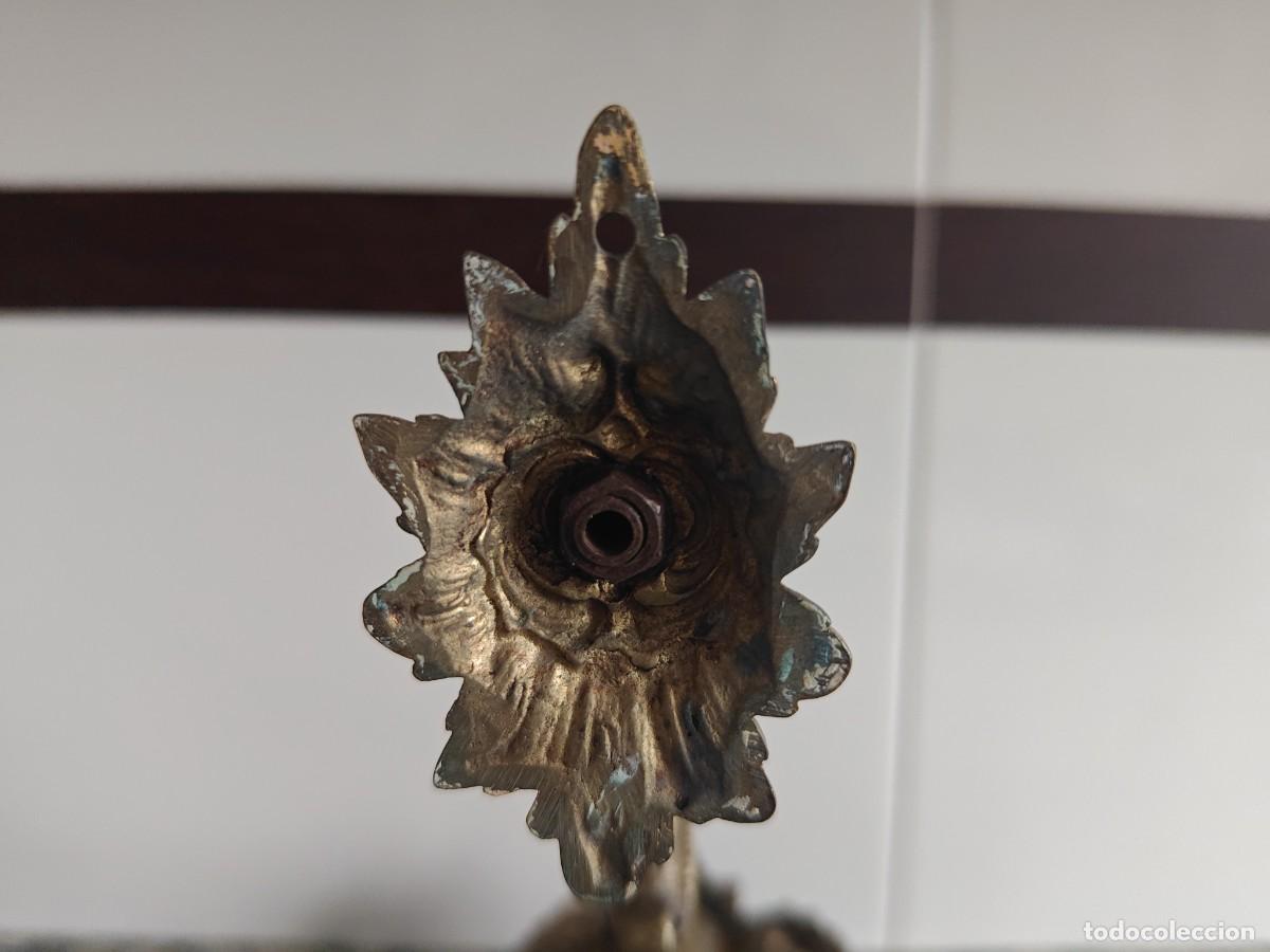 Antig&uuml;edades: Recibidor m&eacute;nsula bronce. - Foto 12