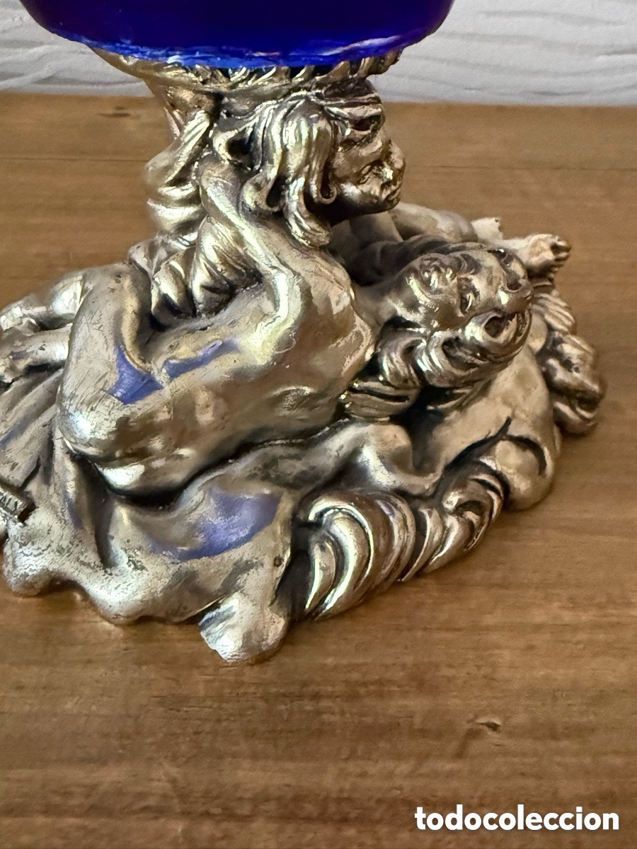 Antig&uuml;edades: Magn&iacute;fico Centro de Mesa. CRISTAL DE MURANO - Foto 4