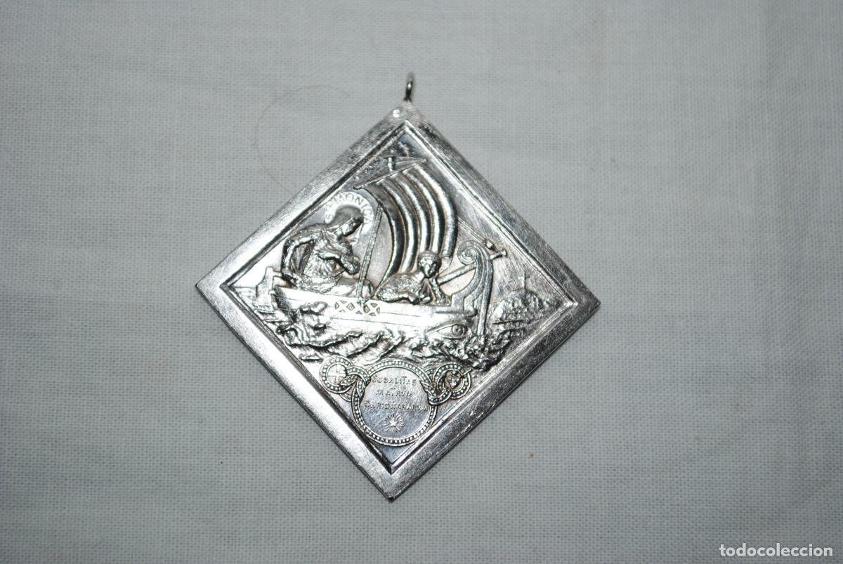 Antig&uuml;edades: MEDALLA DE PLATA DE SANTA MONICA - Foto 2