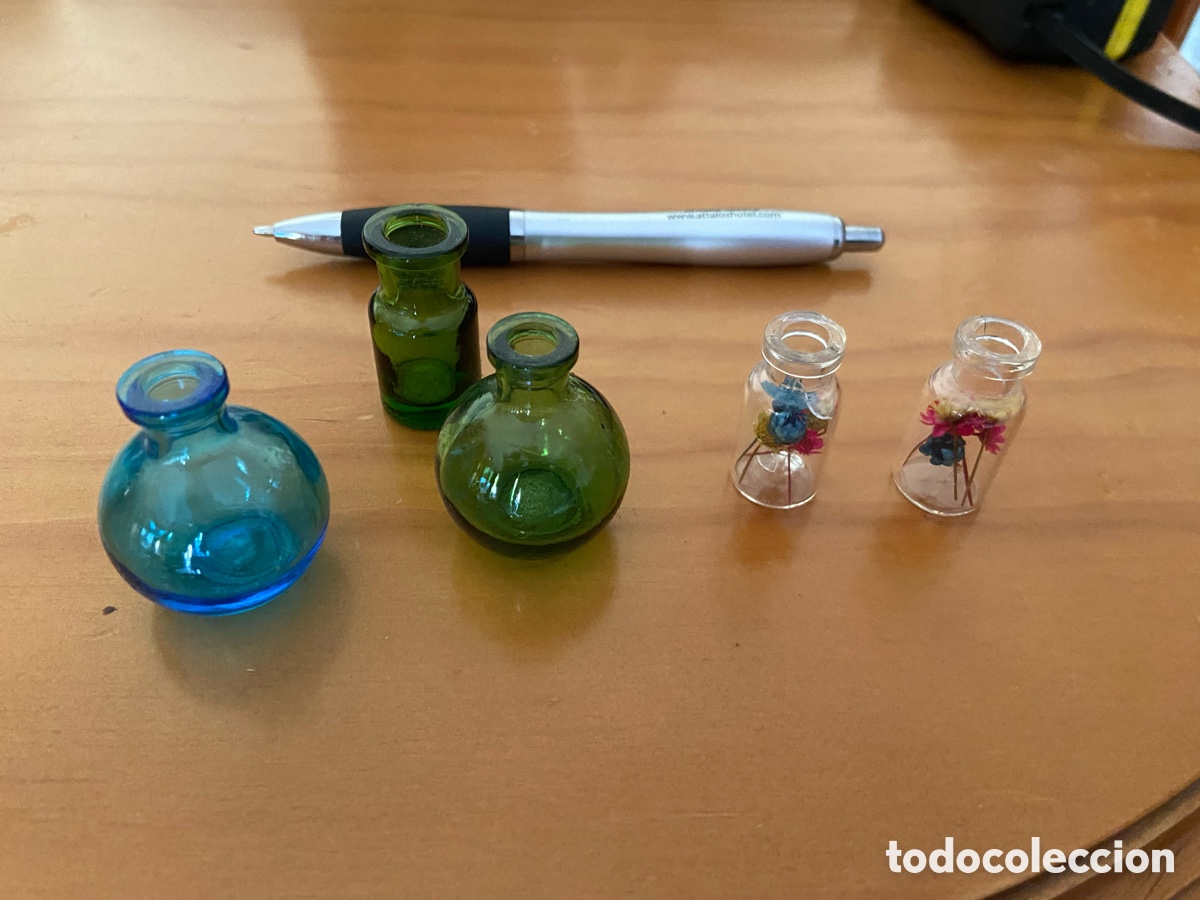 Antig&uuml;edades: Jarrones cristal miniatura - Foto 2
