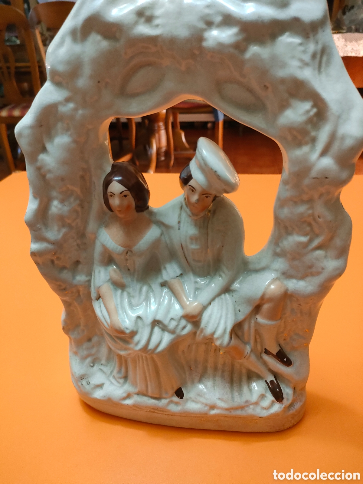 Oggetti Antichi: Antigua figura staffordshire sxix 2
