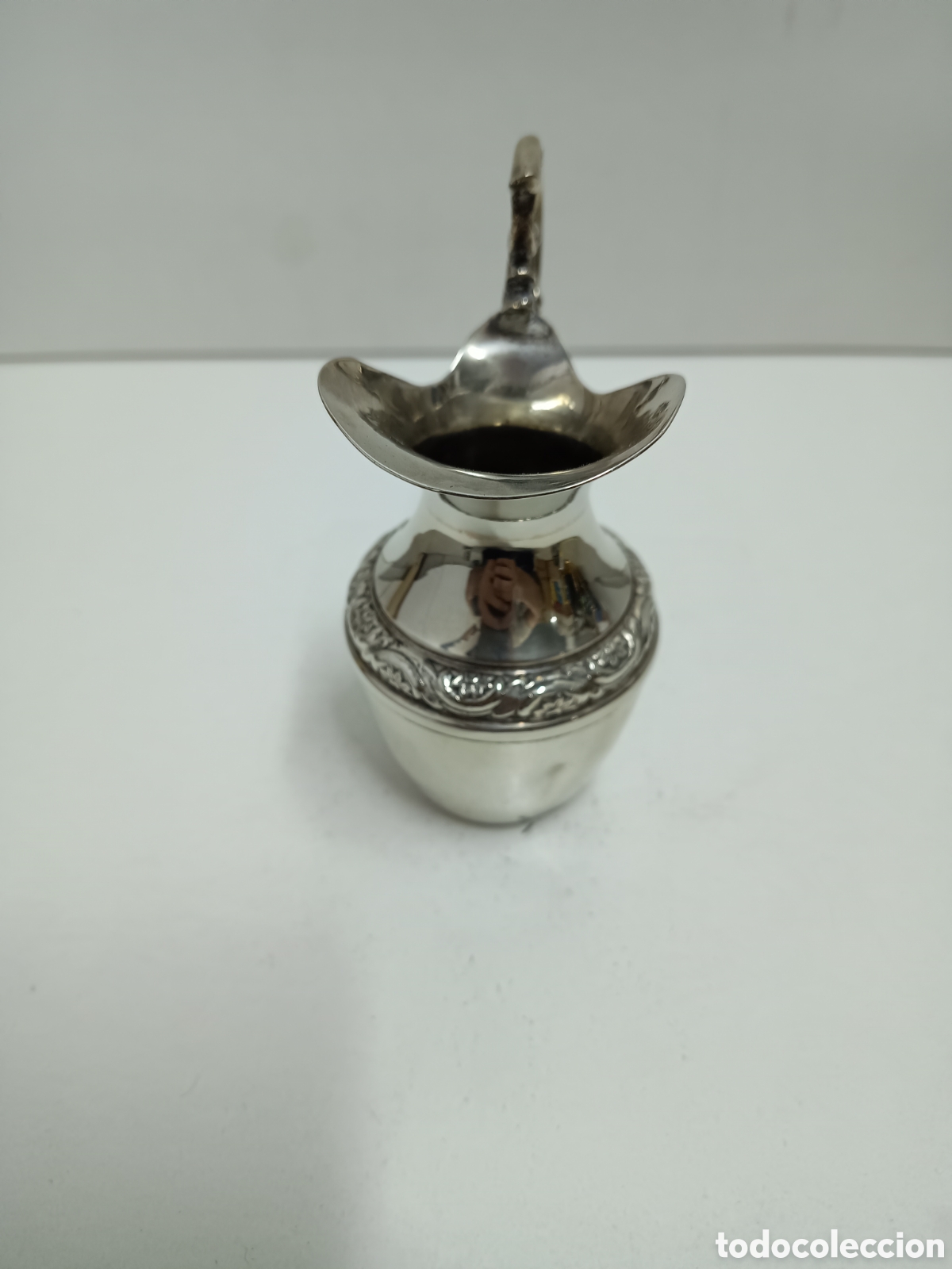Antig&uuml;edades: JARRA DE ALPACA DE 13,5cm - Foto 2