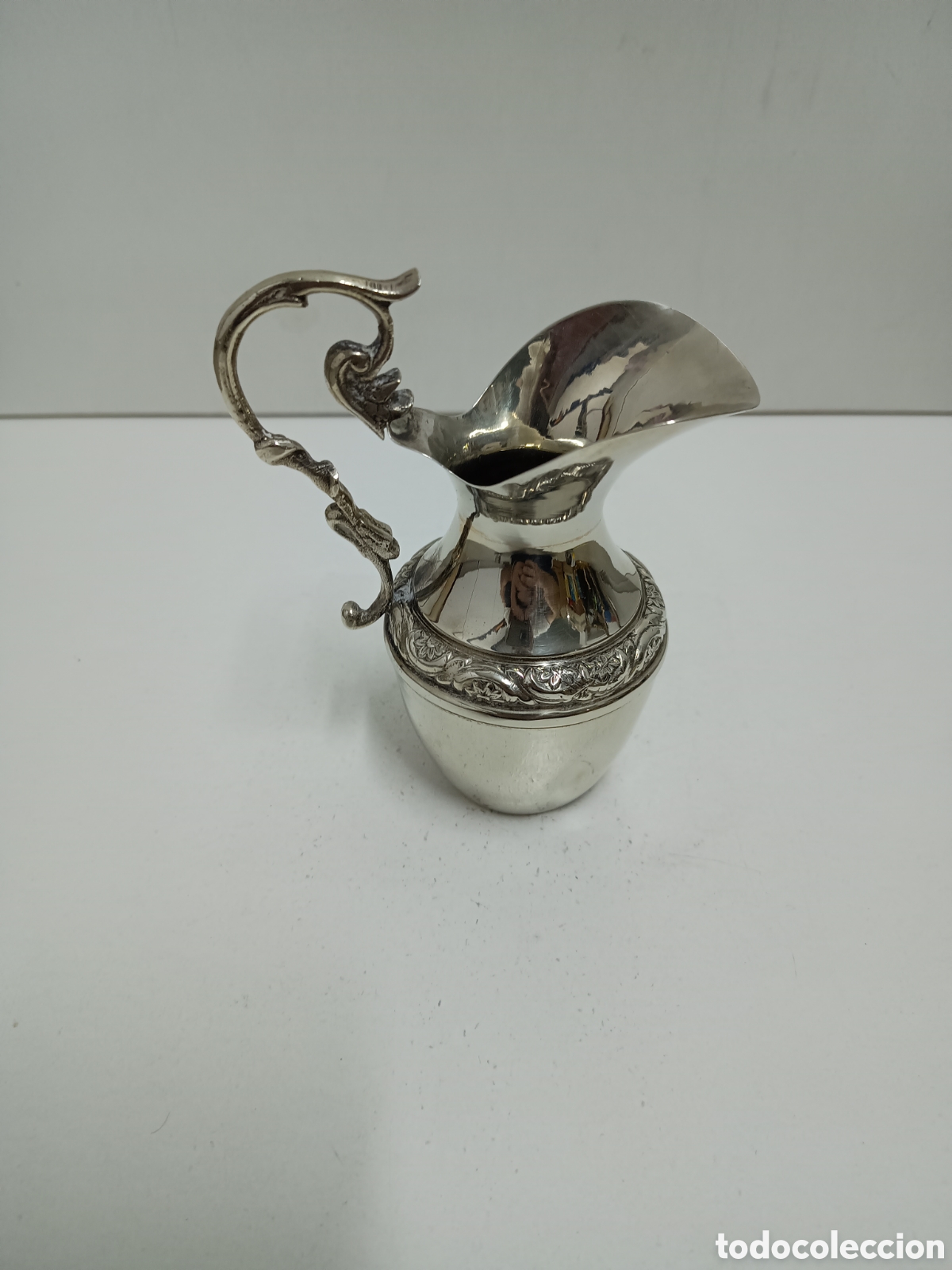 Antig&uuml;edades: JARRA DE ALPACA DE 13,5cm - Foto 3