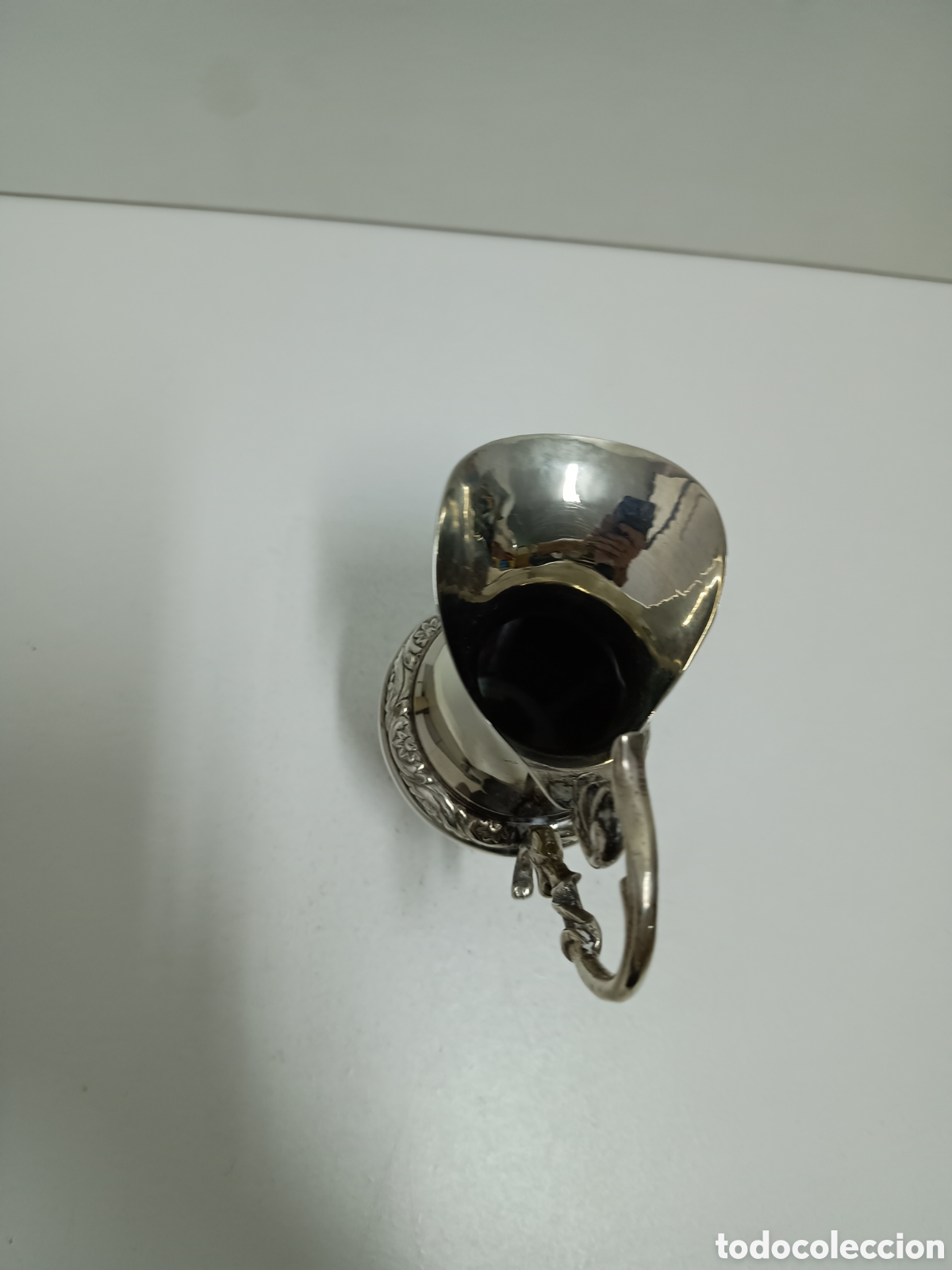 Antig&uuml;edades: JARRA DE ALPACA DE 13,5cm - Foto 5