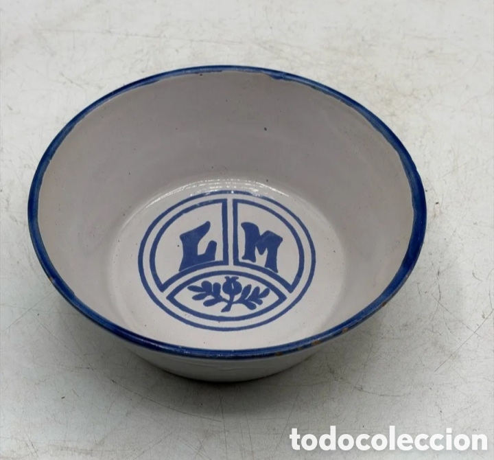 Antig&uuml;edades: Cuenco cer&aacute;mica pintada a mano - Foto 2
