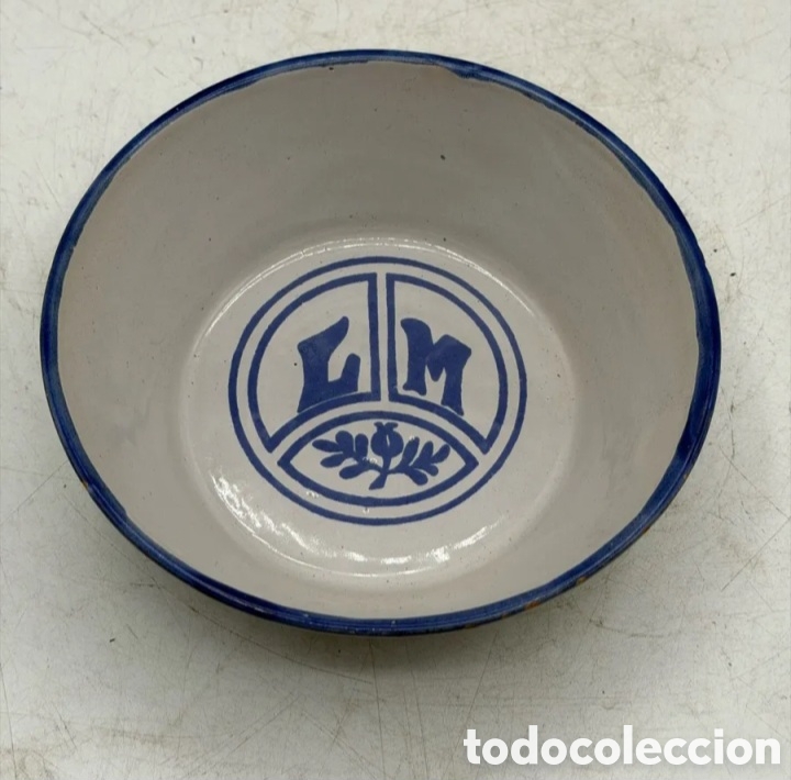 Antig&uuml;edades: Cuenco cer&aacute;mica pintada a mano - Foto 4