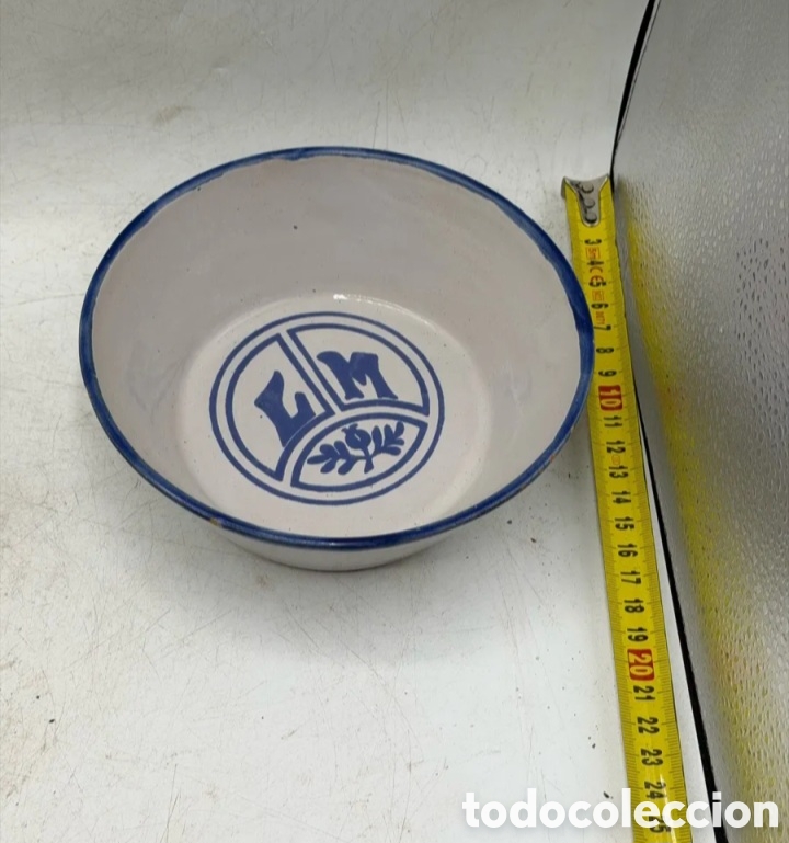 Antig&uuml;edades: Cuenco cer&aacute;mica pintada a mano - Foto 6