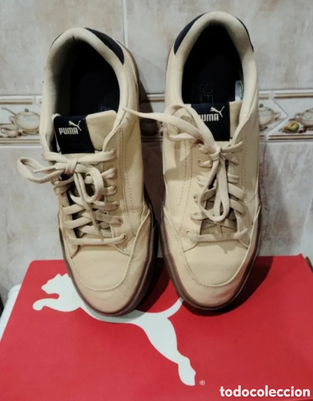 Antiquit&eacute;s: Zapatillas deportivas Puma originales.