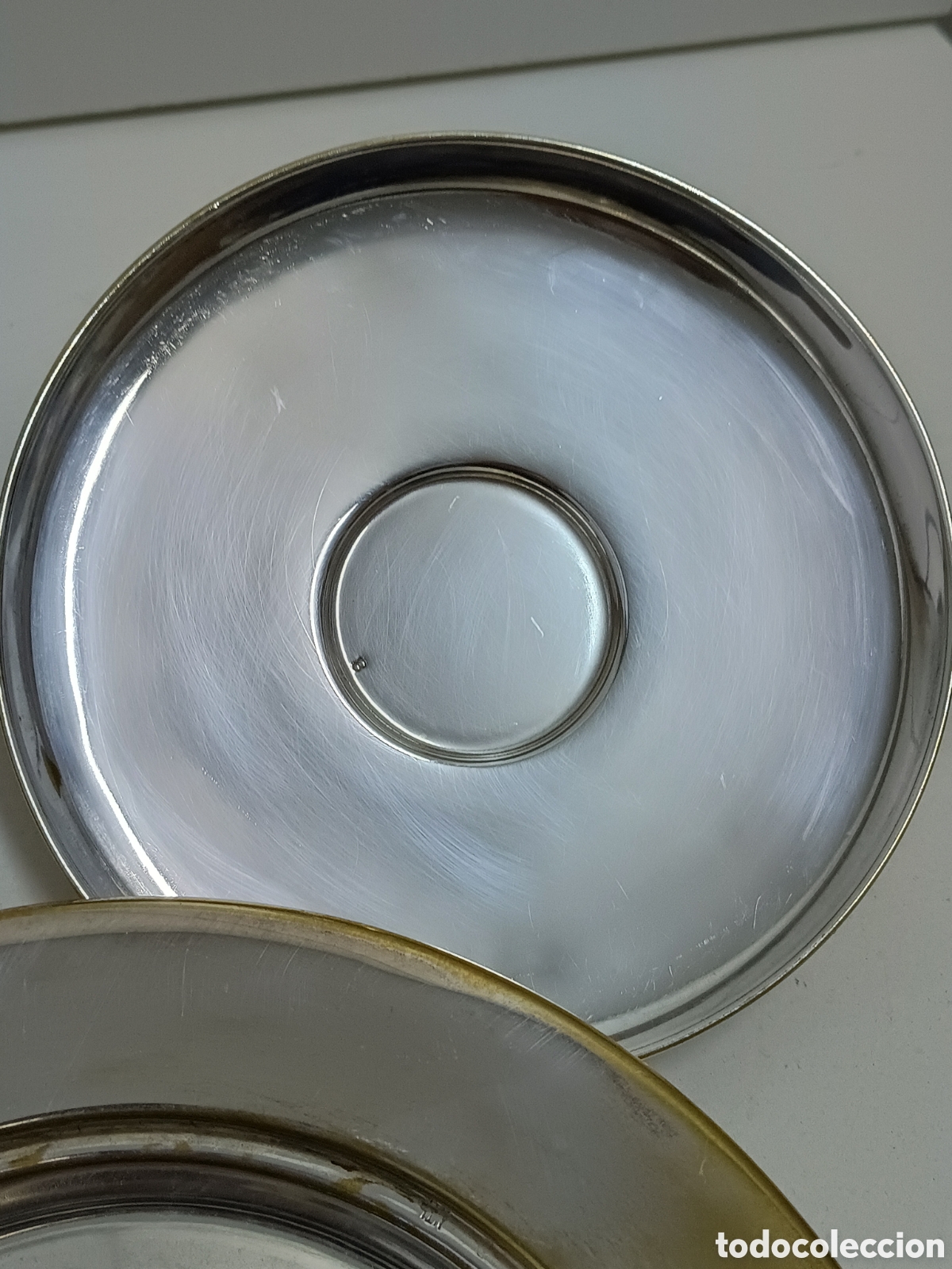 Antig&uuml;edades: LEGUMBRERA MTL BA&Ntilde;ADA EN PLATA - 21,5cm - Foto 4