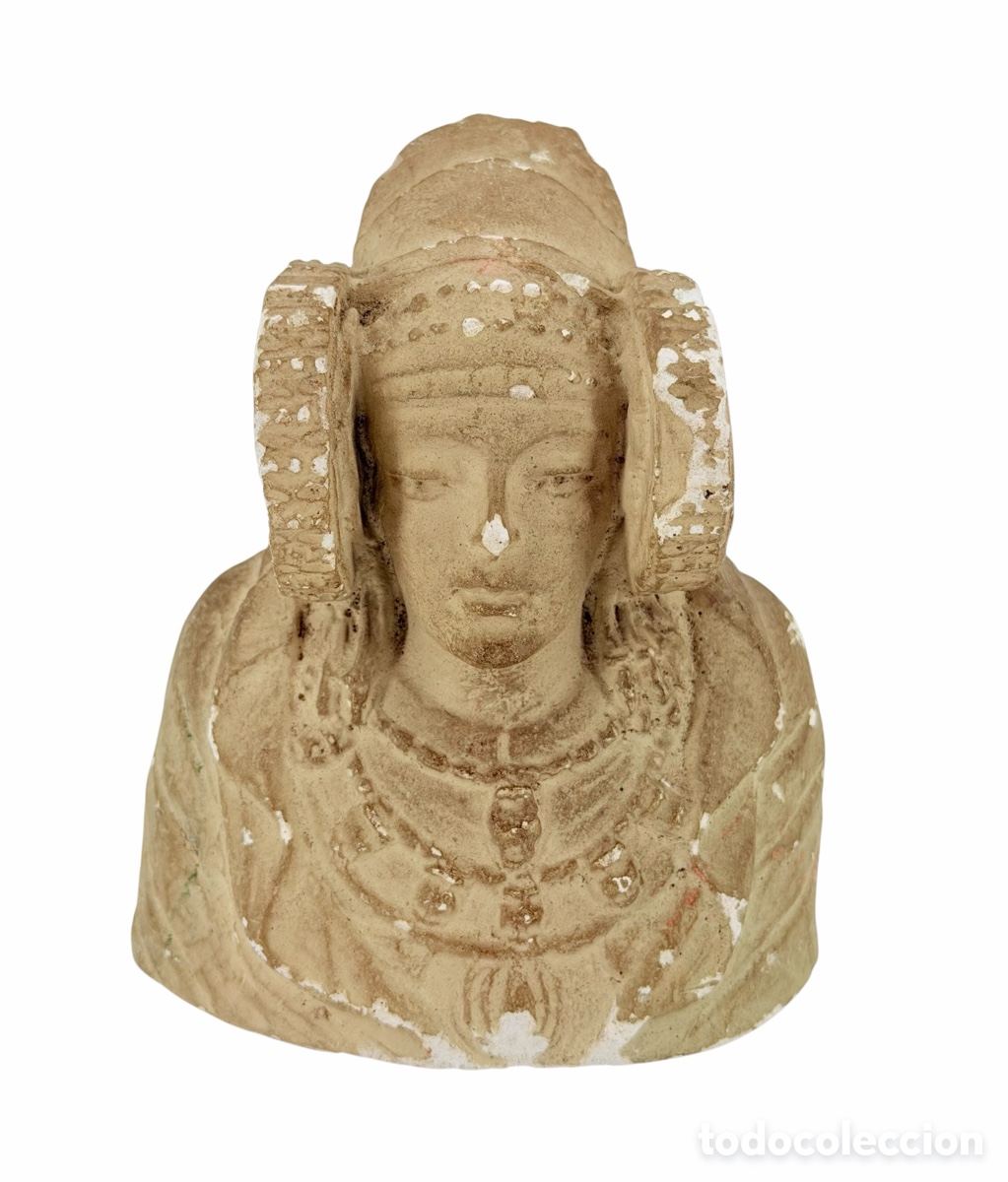 Antiquit&auml;ten: Antiguo Figura Dama Elche de Piedra