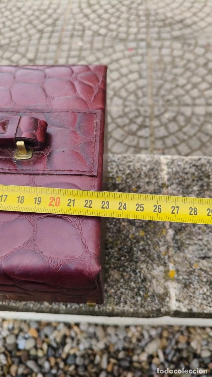 Antig&uuml;edades: Coffret a bijoux crocodile 1960 - Foto 5