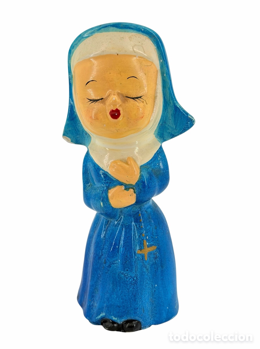 Antiguidades: Antigua Figura Religiosa Artesanal