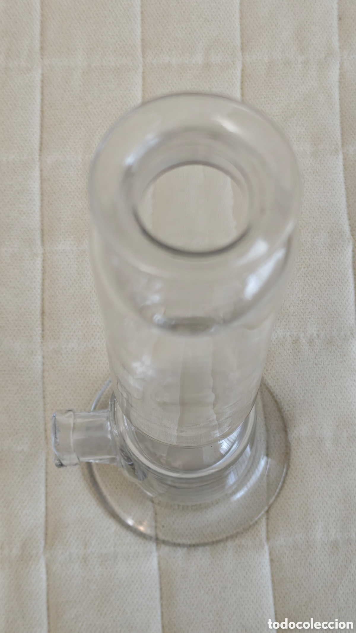 Antig&uuml;edades: Frasco de cristal de laboratorio antiguo - Foto 2