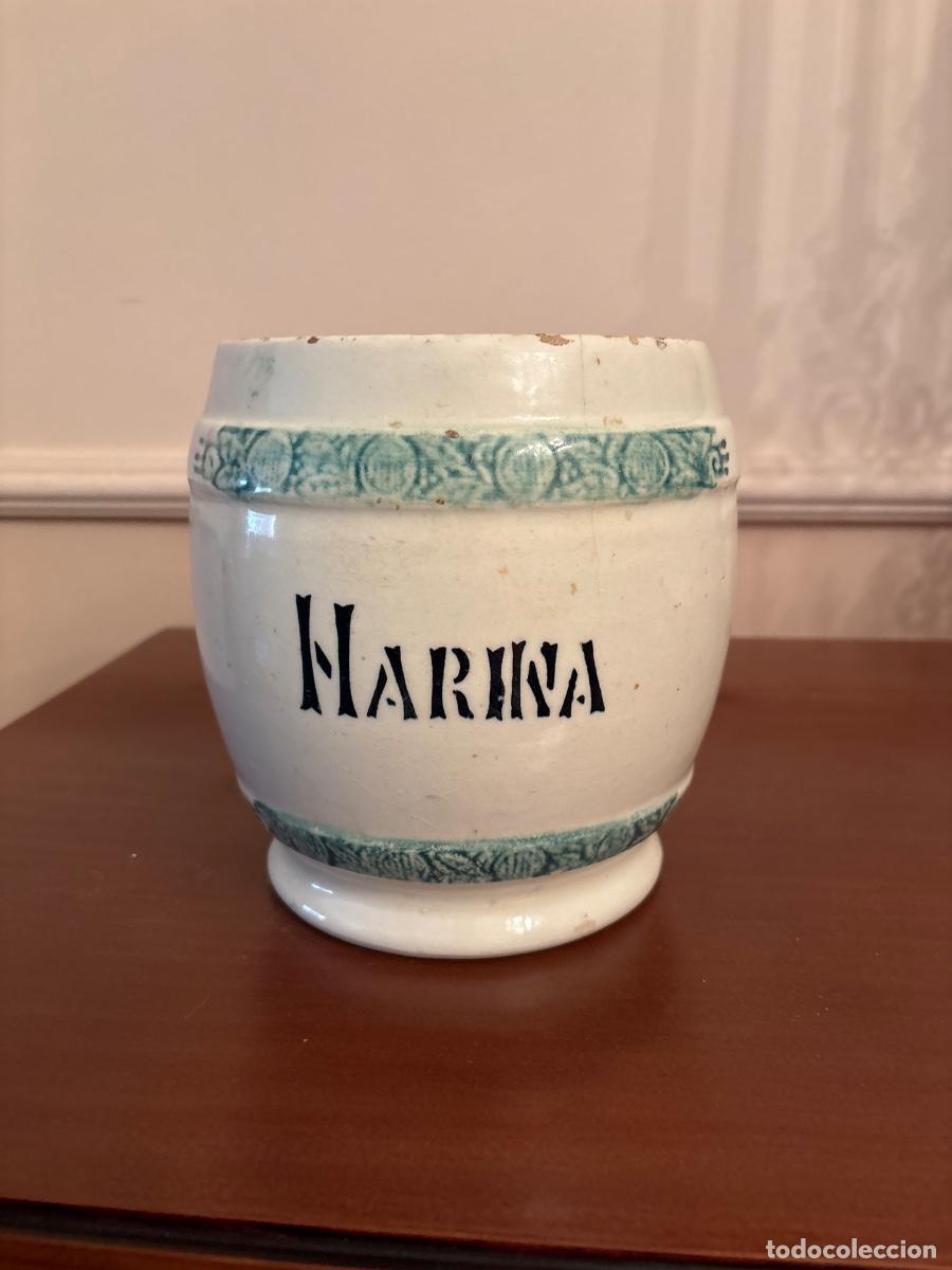 Antig&uuml;edades: Tarro recipiente de Harina - Foto 1