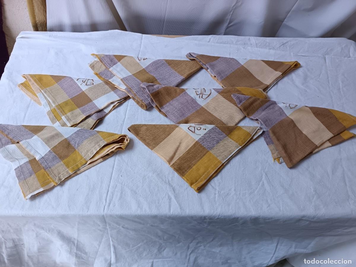 Antiguidades: Juego Servilletas de Tela, antiguas o vintage